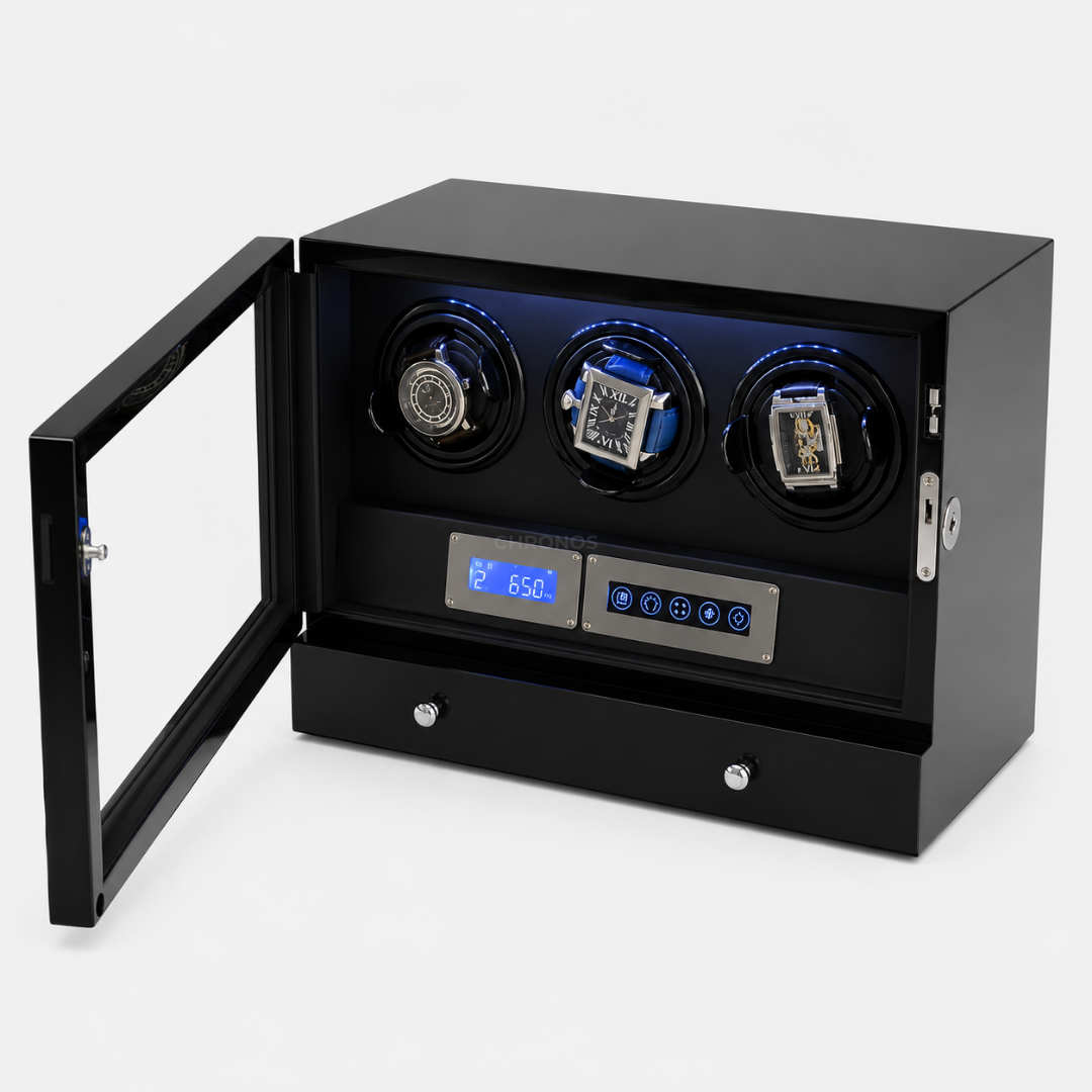 Watch Winder – Black Snyc - Watch Winder Safe