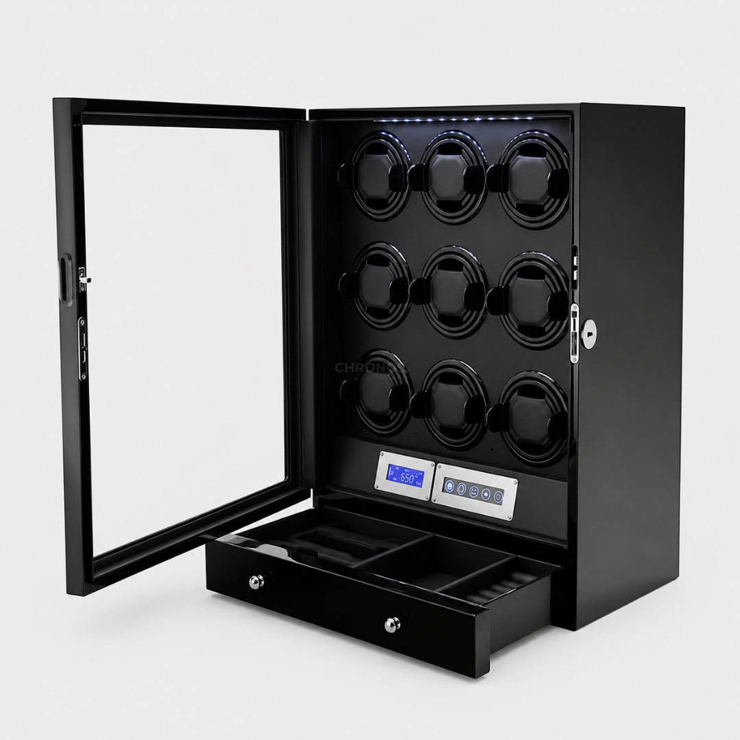 Watch Winder – Black Snyc - Watch Winder Safe