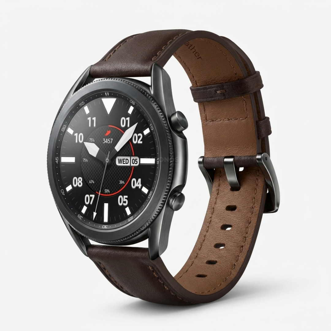 Xiaomi Watch Band - Quick-Release 22Mm (Cuir Véritable) - Dark Brown - Watch Band